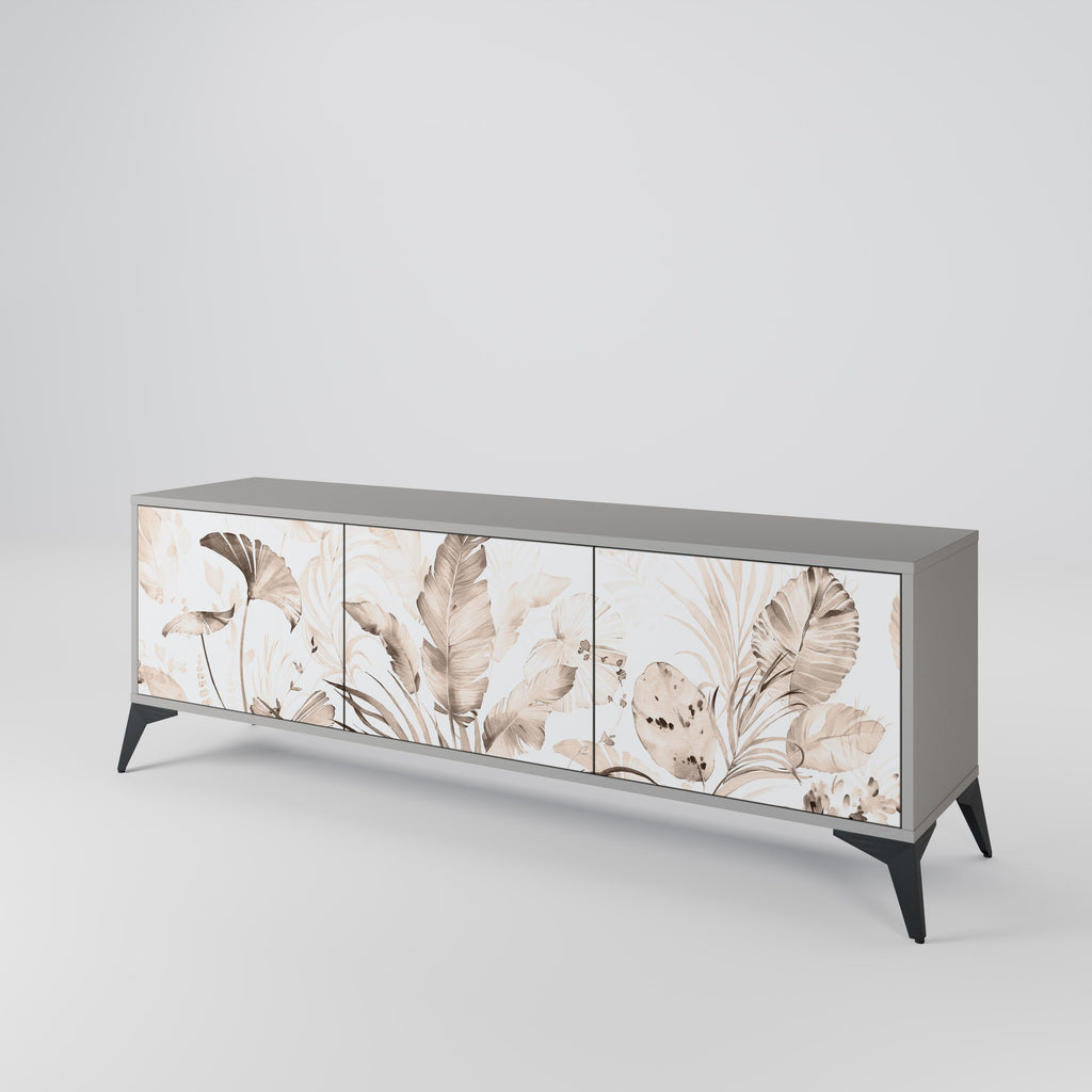 WILD TENDERNESS TV-Lowboard mit 3 Türen in Grau