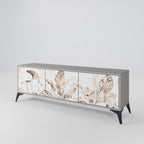 WILD TENDERNESS TV-Lowboard mit 3 Türen in Grau