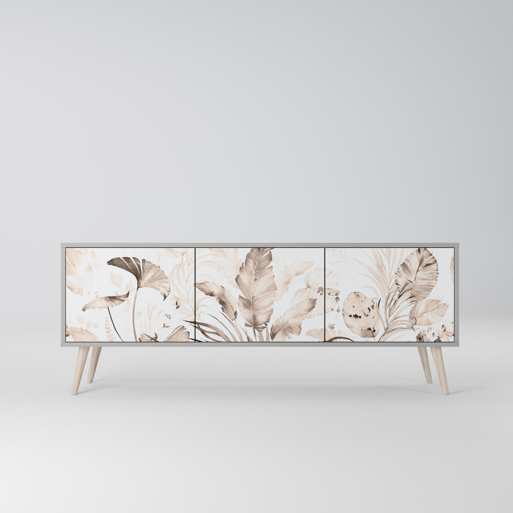 WILD TENDERNESS TV-Lowboard mit 3 Türen in Grau