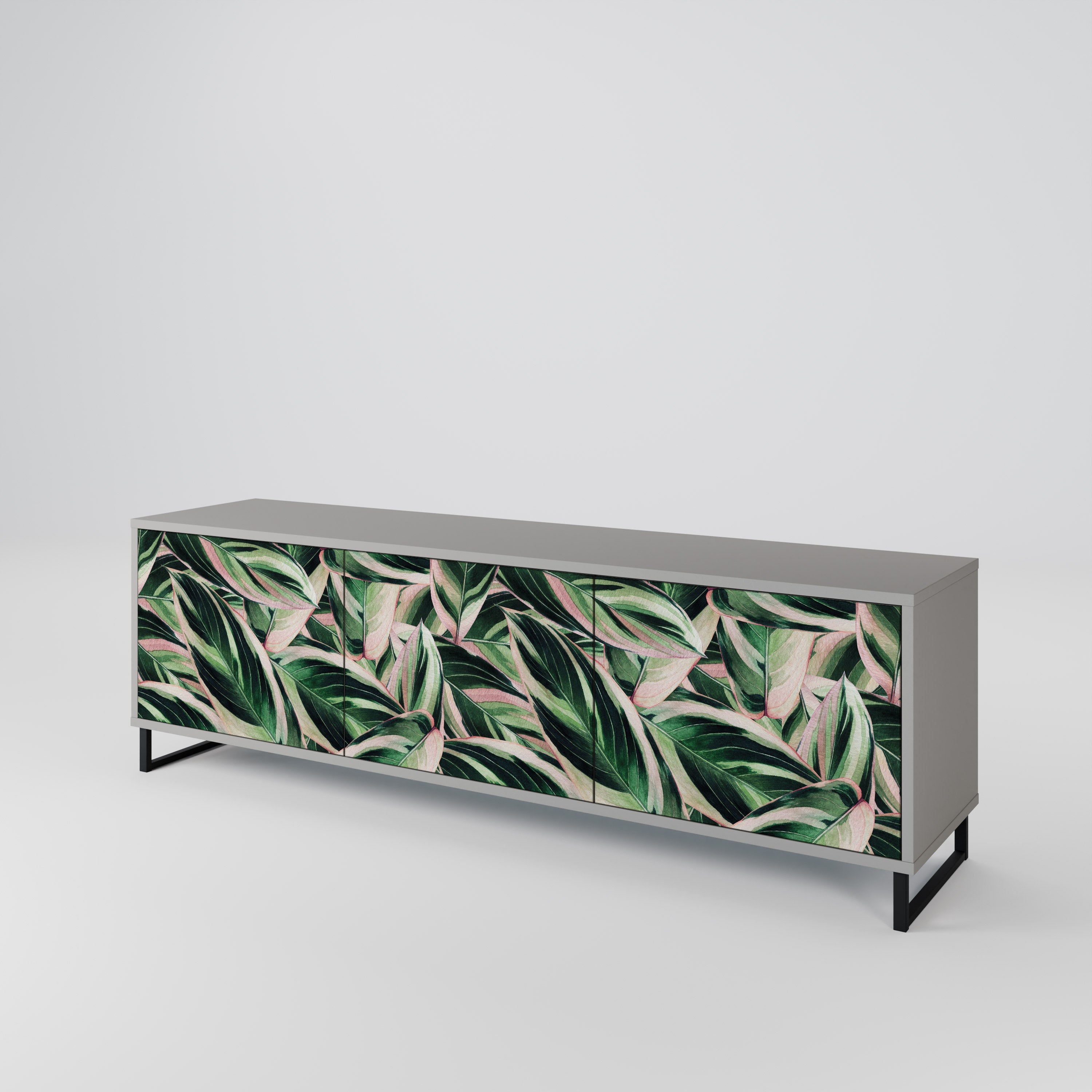 EERIE STROMANTHE TV-Lowboard mit 3 Türen in Grau