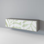 BOTANICAL SPARK TV-Lowboard mit 3 Türen in Grau