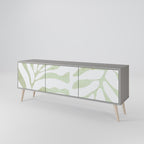 BOTANICAL SPARK TV-Lowboard mit 3 Türen in Grau