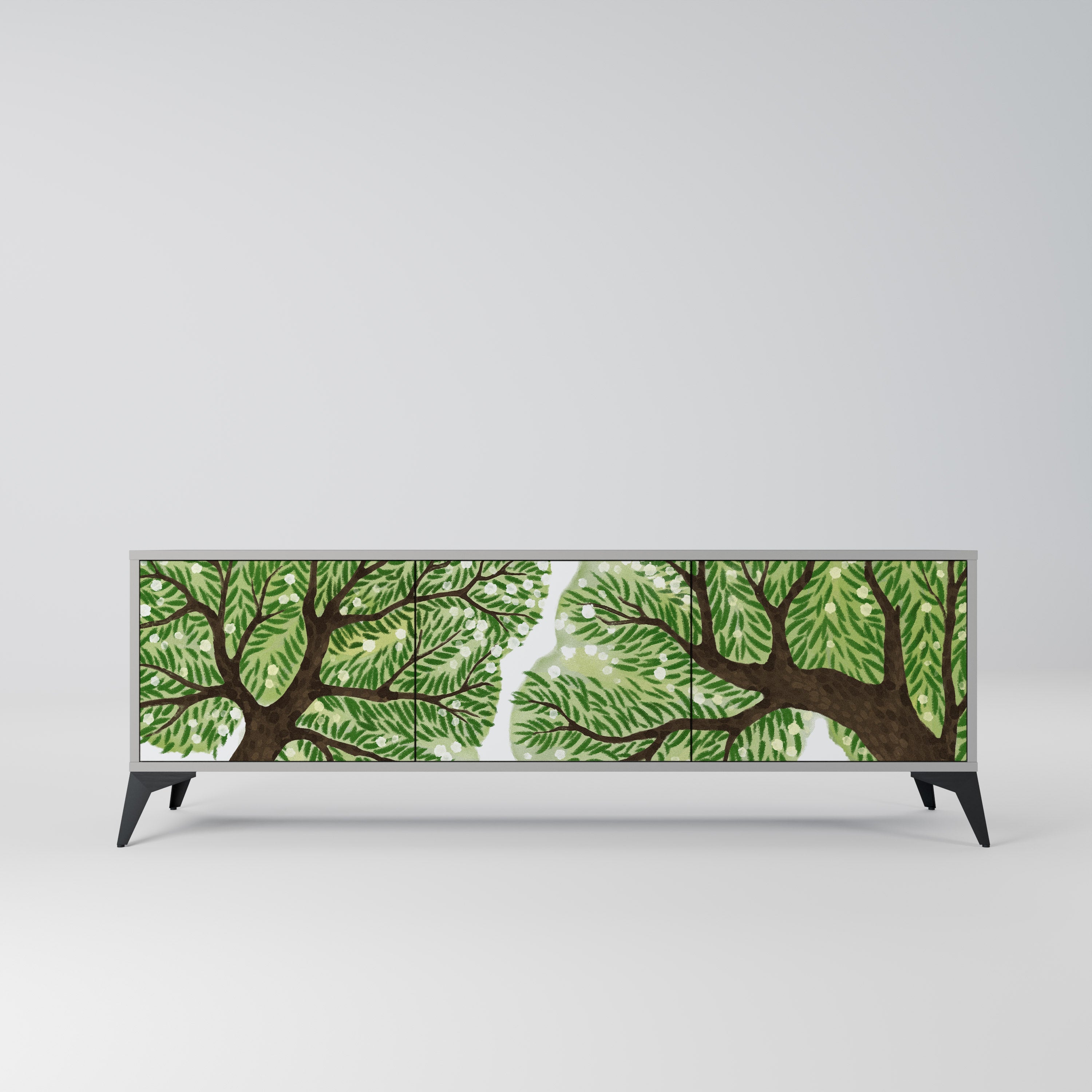 WILDERNESS DASH TV-Lowboard mit 3 Türen in Grau