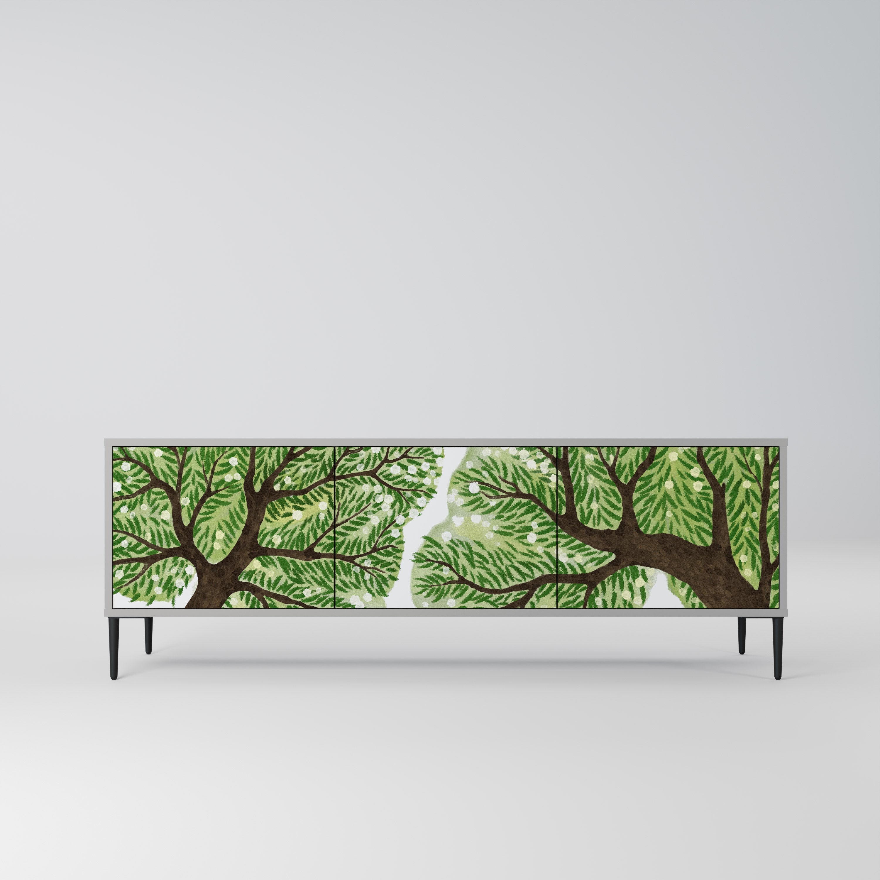 WILDERNESS DASH TV-Lowboard mit 3 Türen in Grau