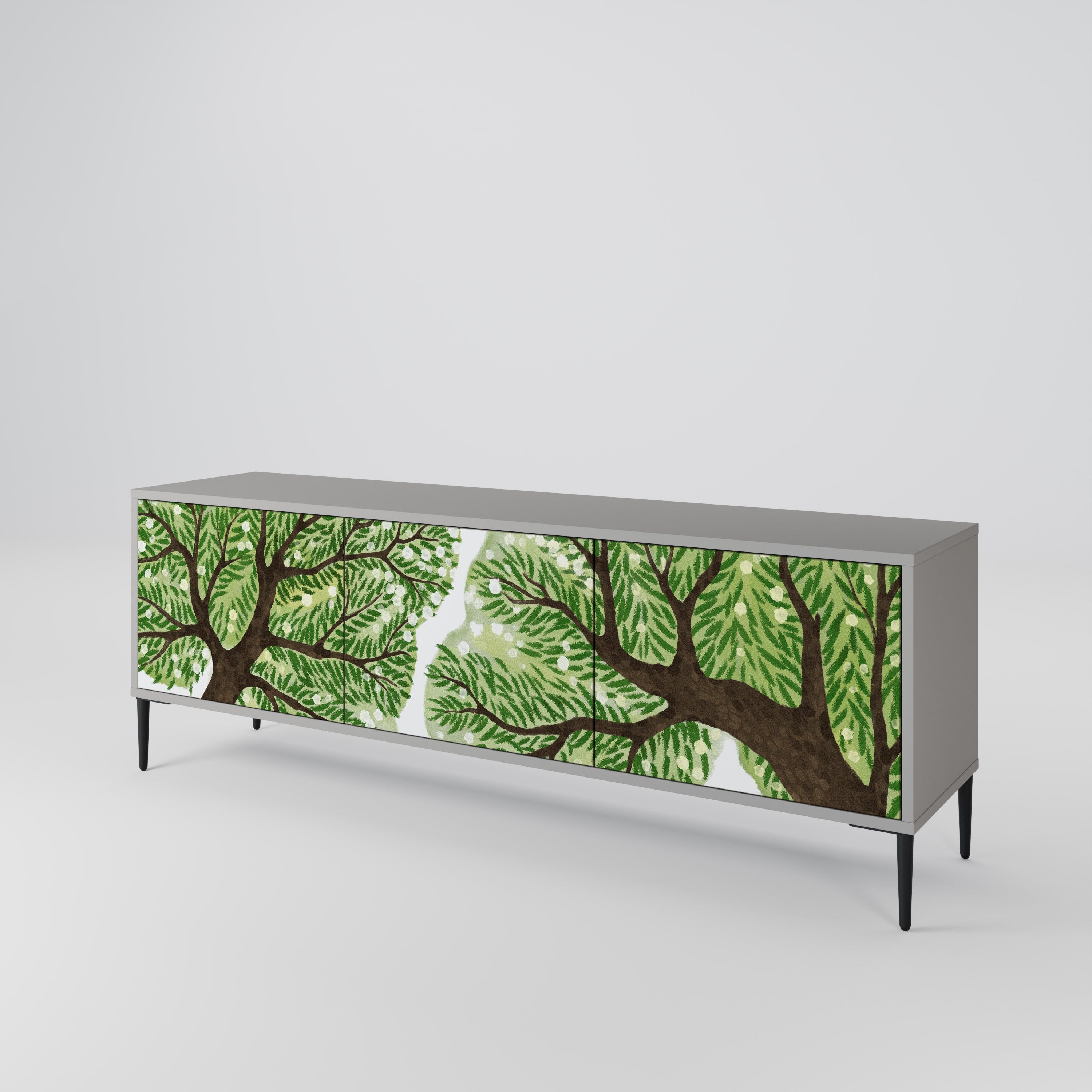 WILDERNESS DASH TV-Lowboard mit 3 Türen in Grau