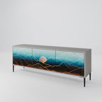 LUNAR SECRETS TV-Lowboard mit 3 Türen in Grau