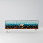 LUNAR SECRETS TV-Lowboard mit 3 Türen in Grau