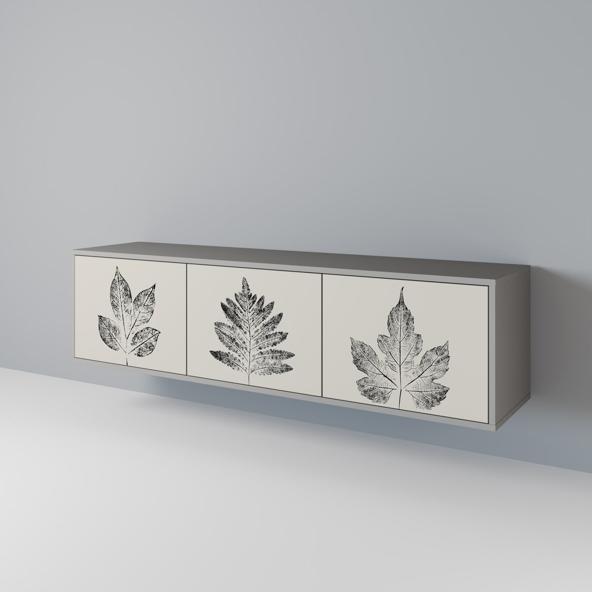 LEAFY STAMPS 3-türiges TV-Lowboard