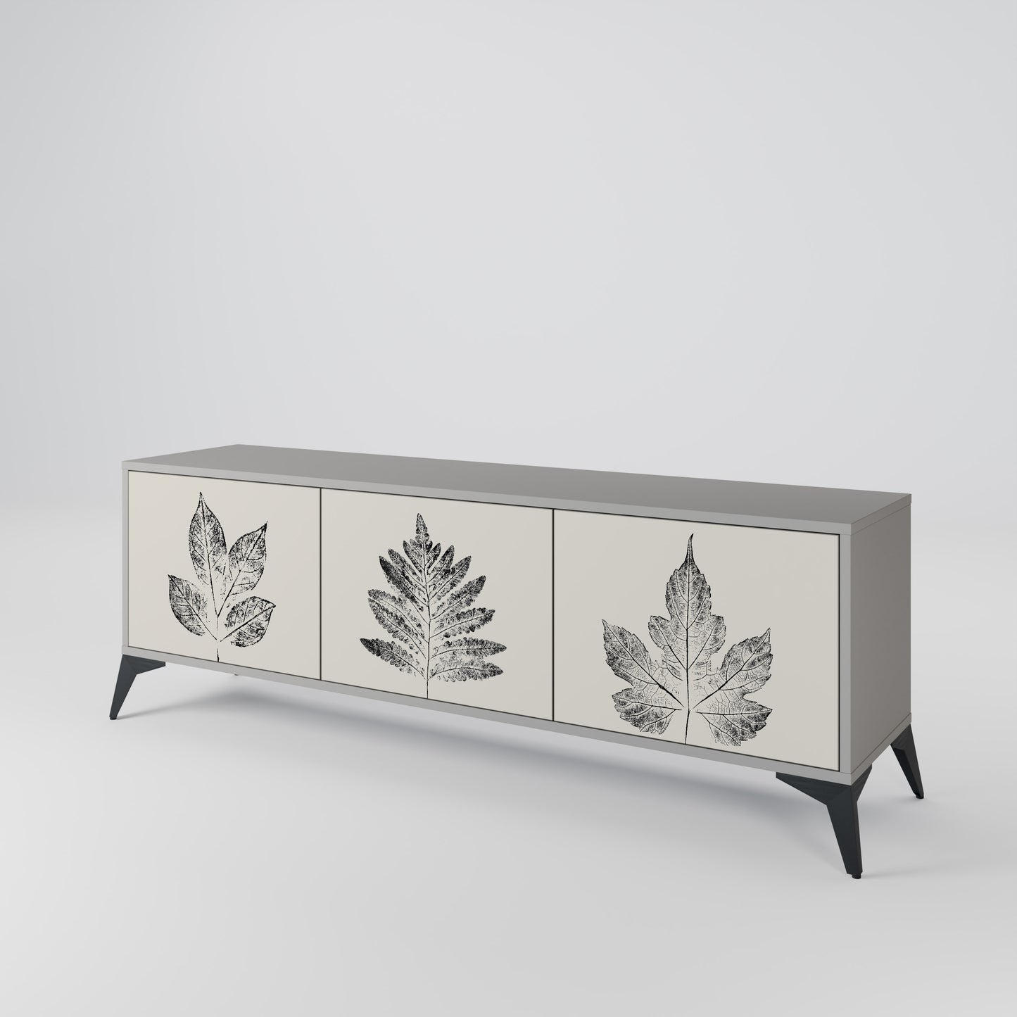 LEAFY STAMPS 3-türiges TV-Lowboard
