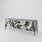 VERDURE FORMATION TV-Lowboard mit 3 Türen in Grau