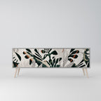 VERDURE FORMATION TV-Lowboard mit 3 Türen in Grau