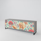 FUNGUS FANTASY TV-Lowboard mit 3 Türen in Grau