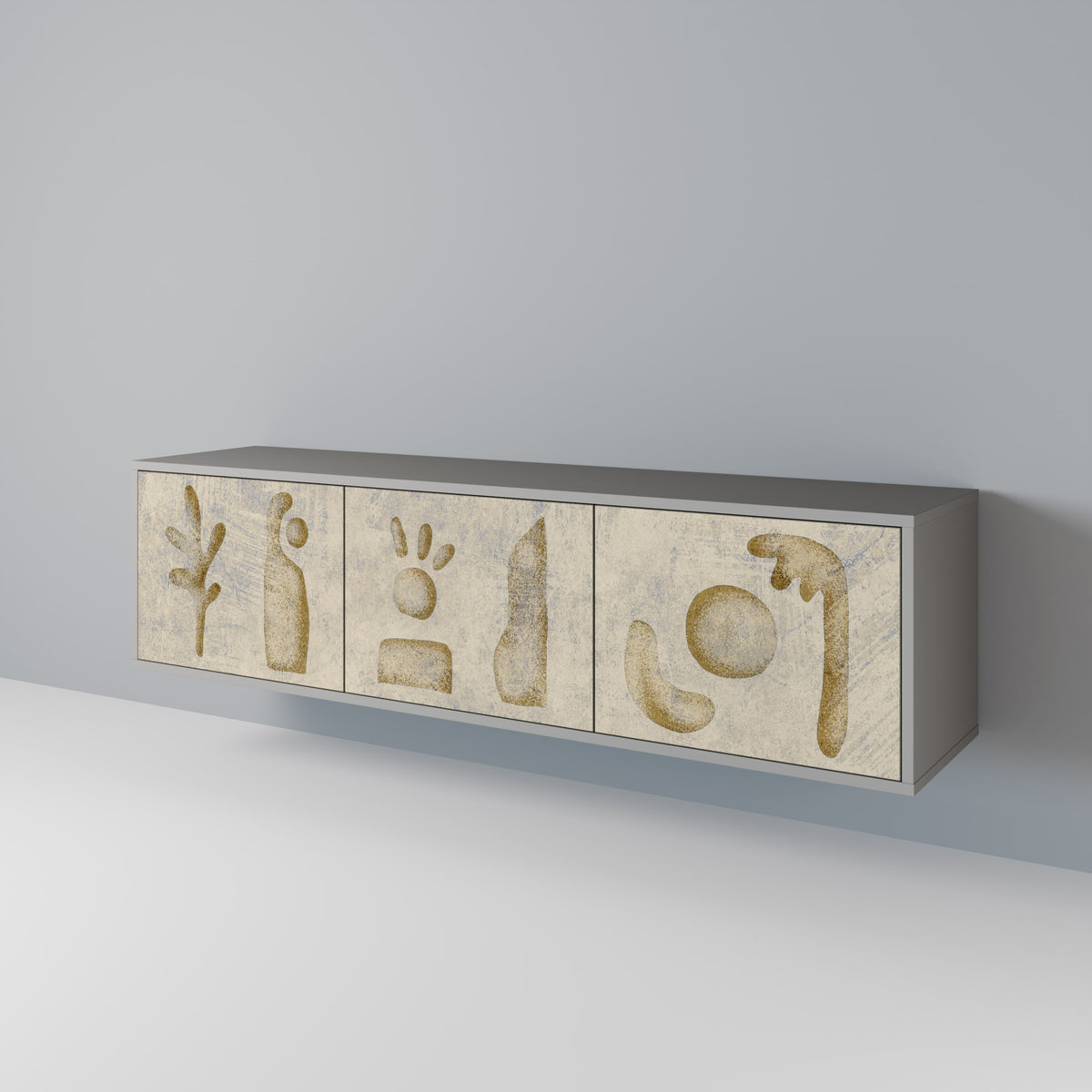 SAND SCULPTURES 3-türiges TV-Lowboard