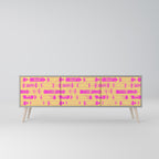 SKATEBOARD ARTISTRY TV-Lowboard mit 3 Türen in Grau