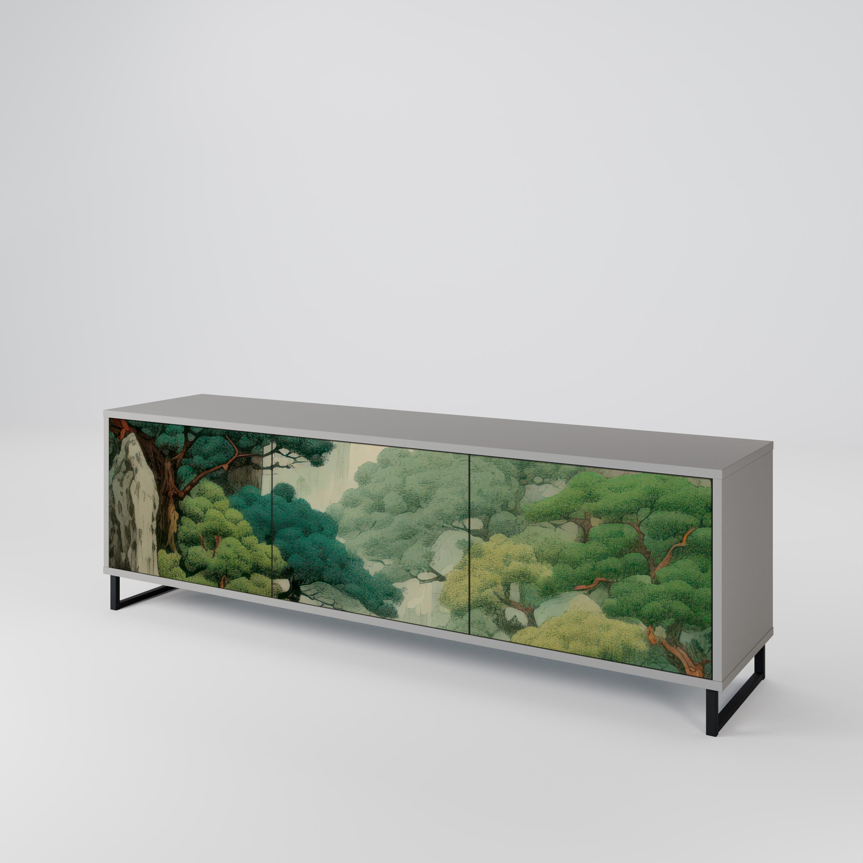 VERDURE ABYSS 3-türiges TV-Lowboard