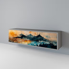 OMINOUS MOUNTAINS TV-Lowboard mit 3 Türen in Grau