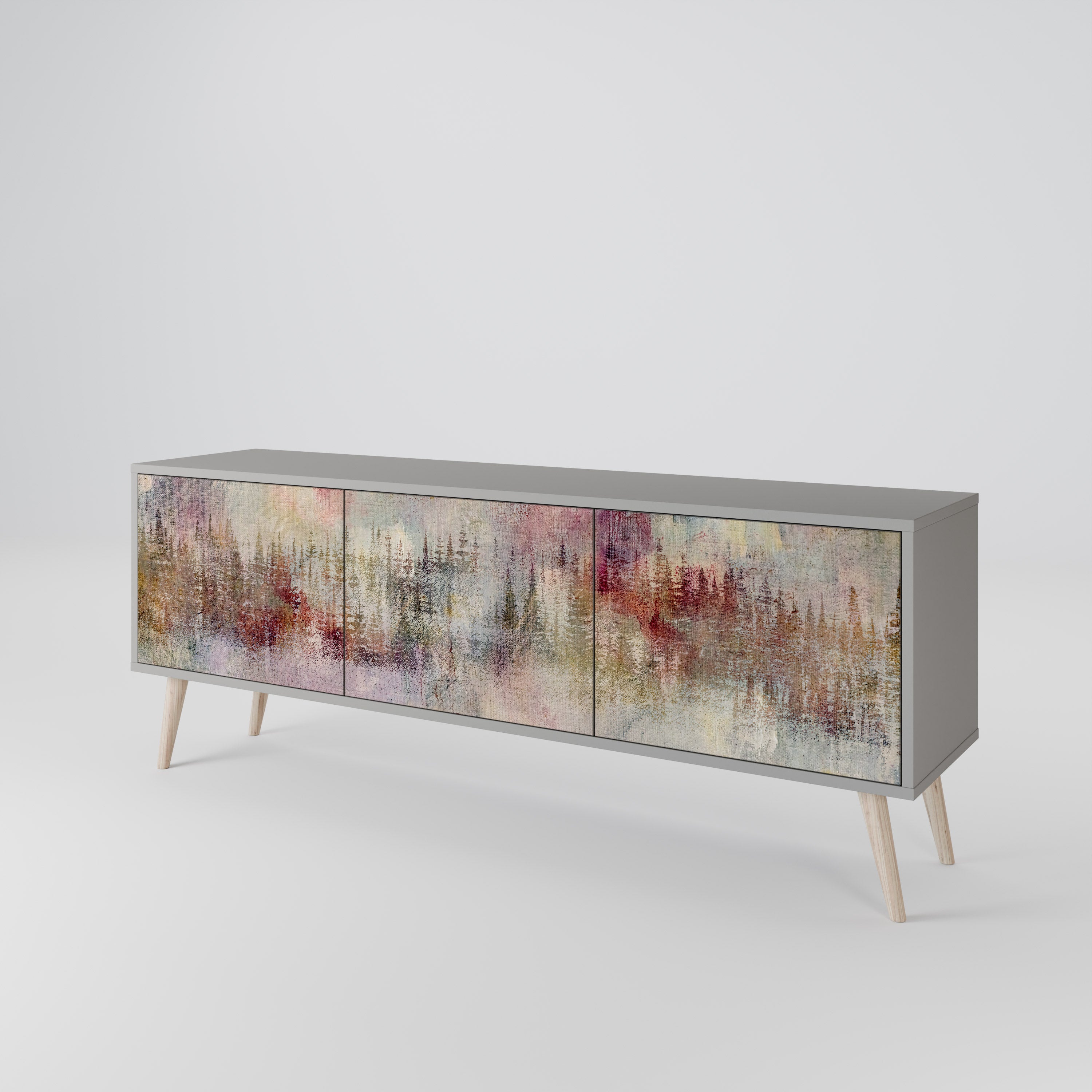 VEILED SUMMIT 3-Door TV Cabinet