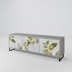 ELEGANT BOTANICS TV-Lowboard mit 3 Türen in Grau