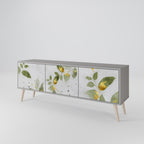 ELEGANT BOTANICS TV-Lowboard mit 3 Türen in Grau