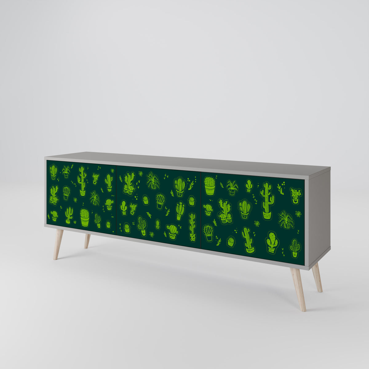DESERT GREEN 3-türiges TV-Lowboard