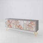 AUTUMN FRAGILITY TV-Lowboard mit 3 Türen in Grau