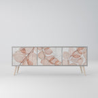 AUTUMN FRAGILITY TV-Lowboard mit 3 Türen in Grau