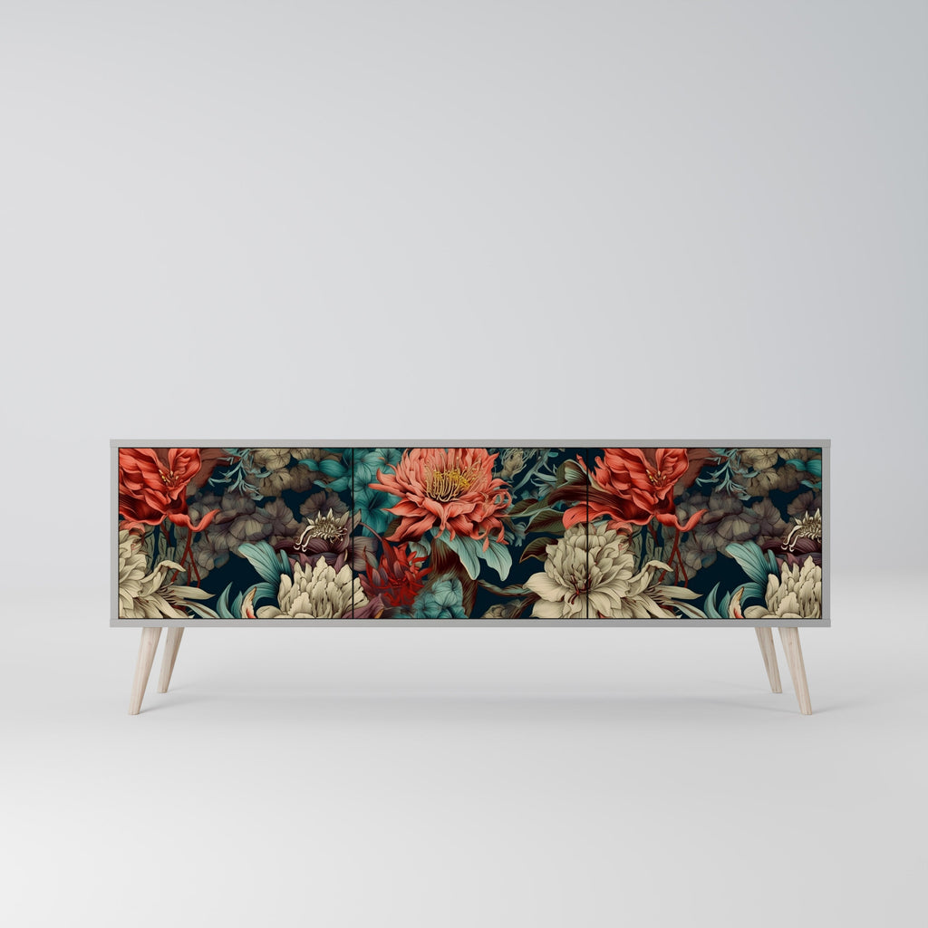 SPROUTING GRACE TV-Lowboard mit 3 Türen in Grau