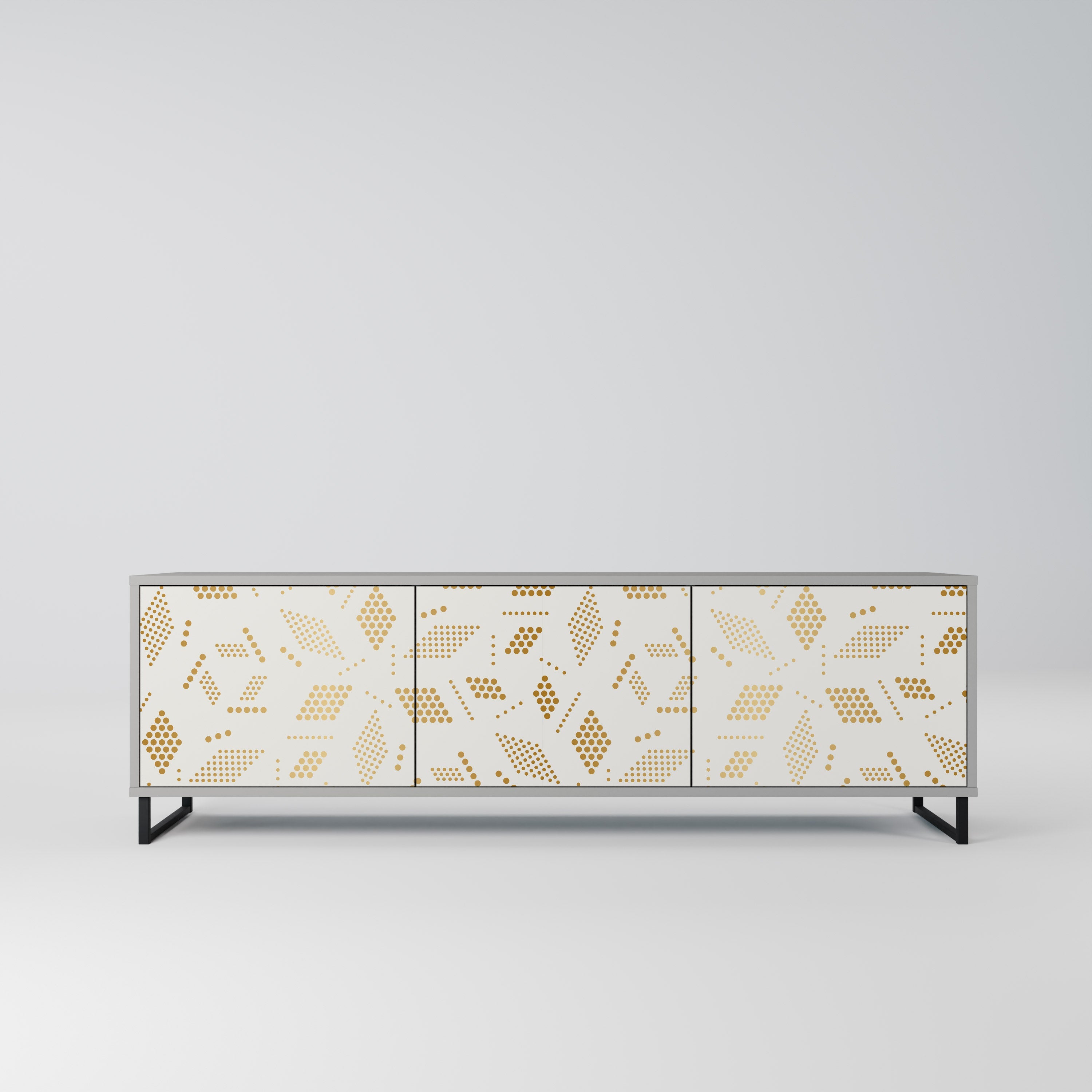 SPOTTED DAZE TV-Lowboard mit 3 Türen in Grau