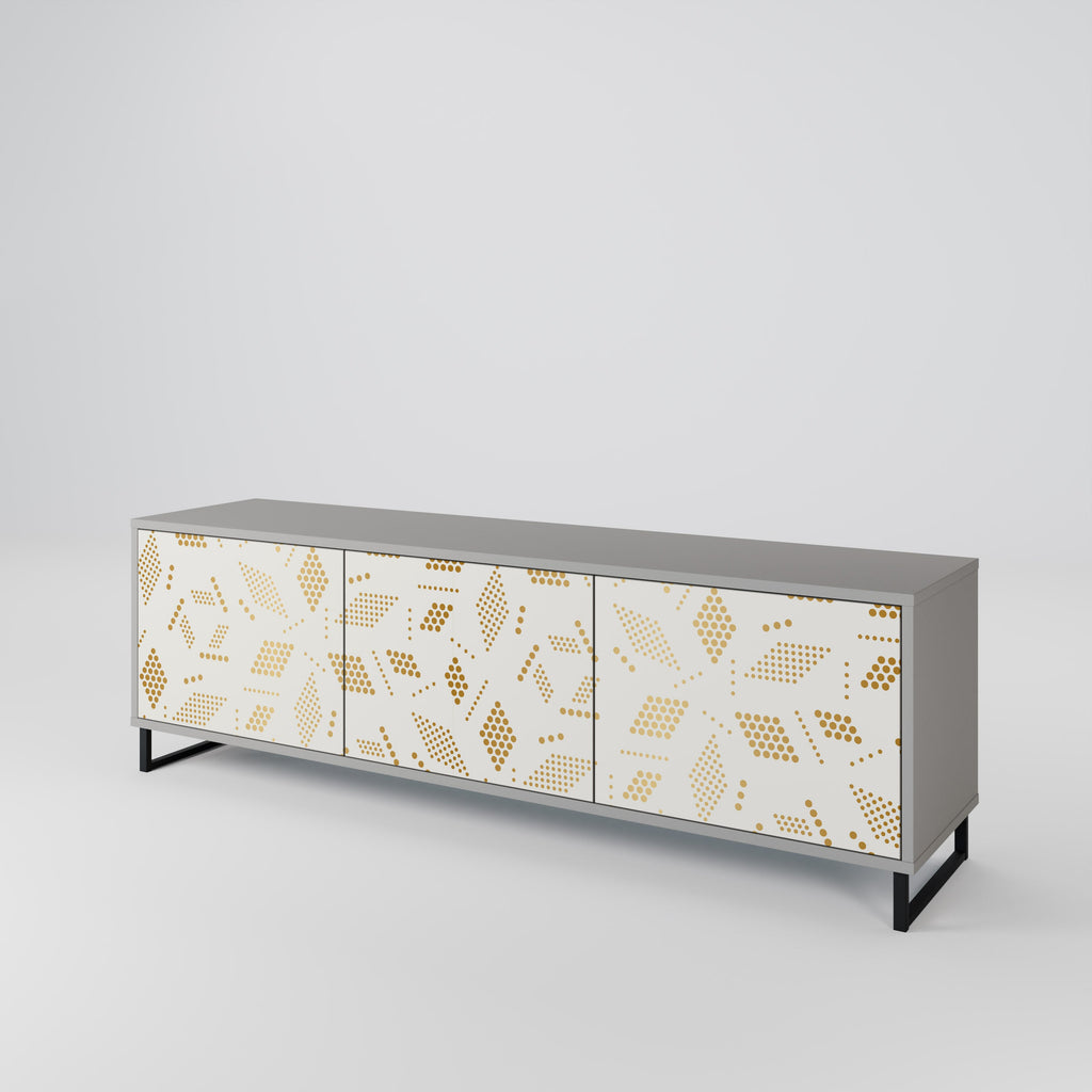 SPOTTED DAZE TV-Lowboard mit 3 Türen in Grau