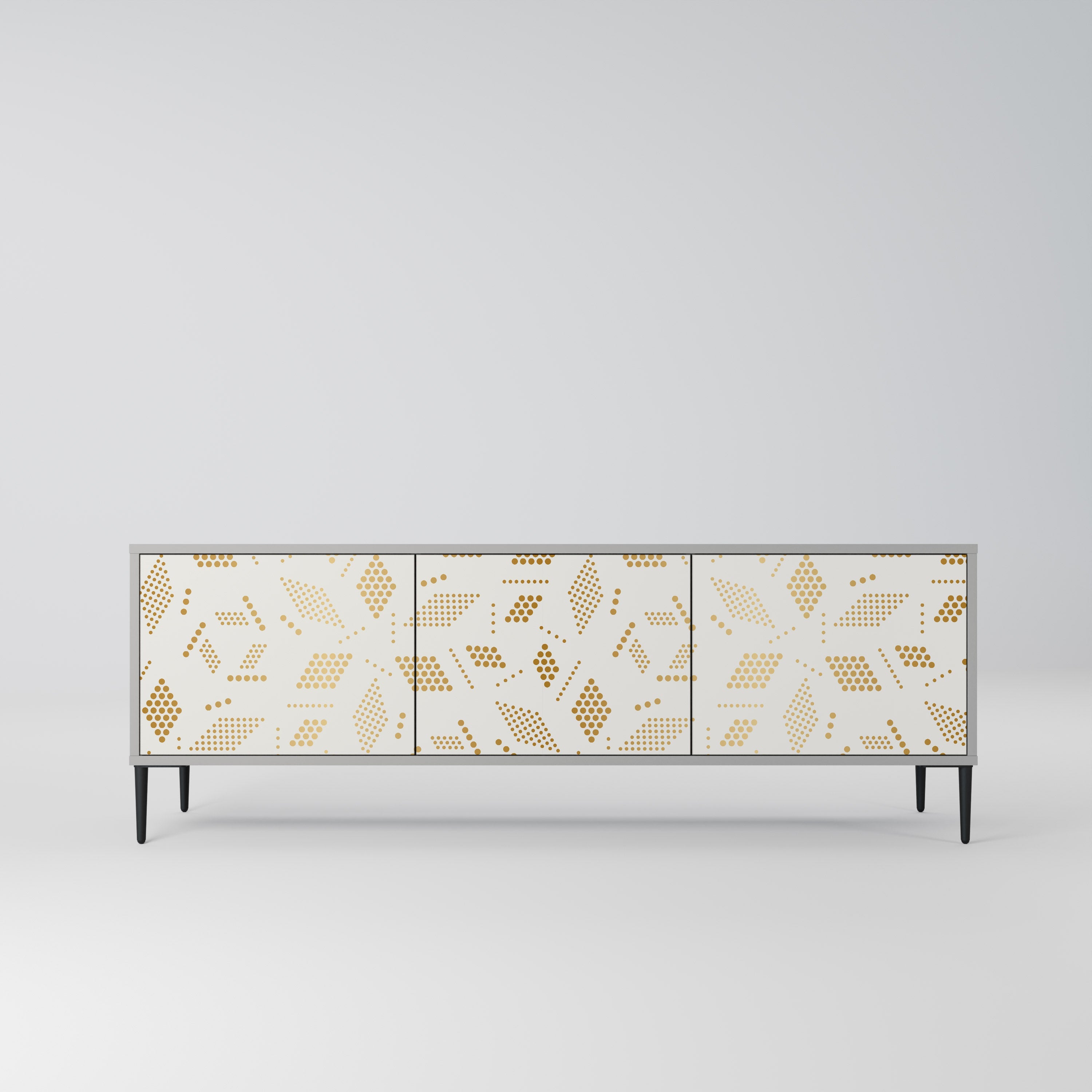 SPOTTED DAZE TV-Lowboard mit 3 Türen in Grau