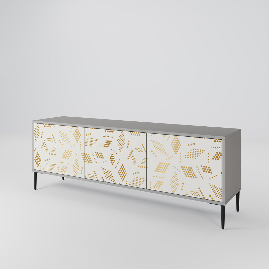 SPOTTED DAZE TV-Lowboard mit 3 Türen in Grau