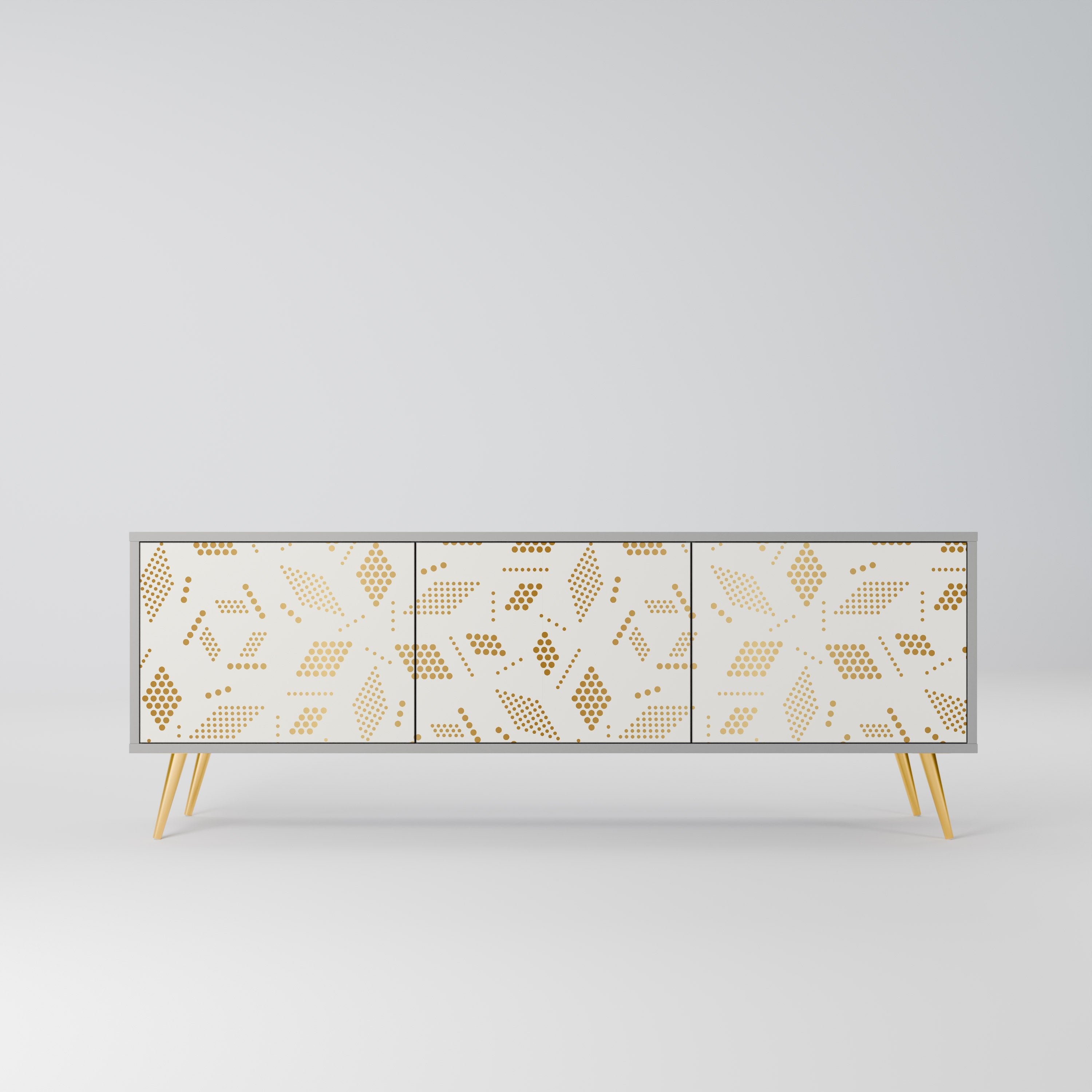 SPOTTED DAZE TV-Lowboard mit 3 Türen in Grau