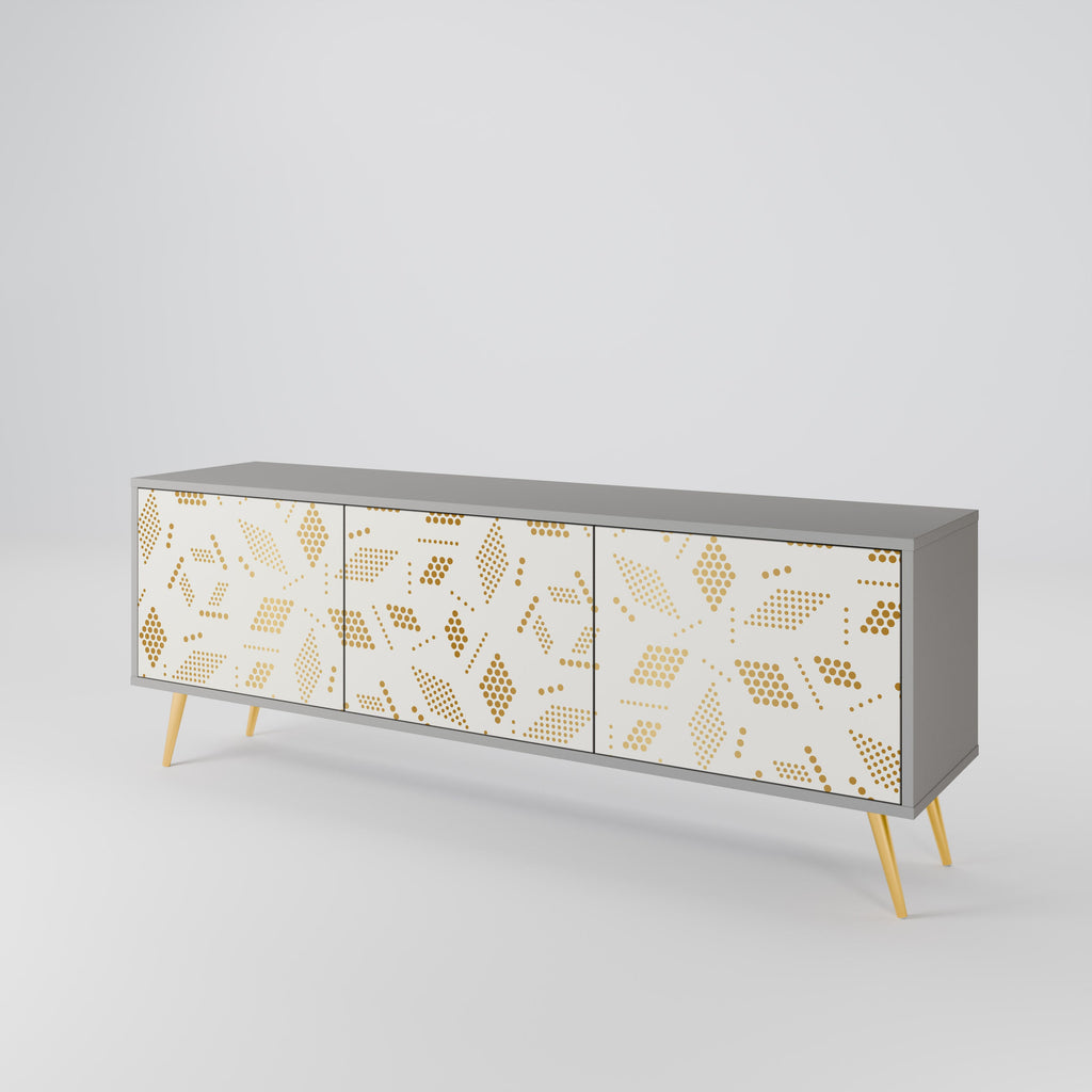 SPOTTED DAZE TV-Lowboard mit 3 Türen in Grau
