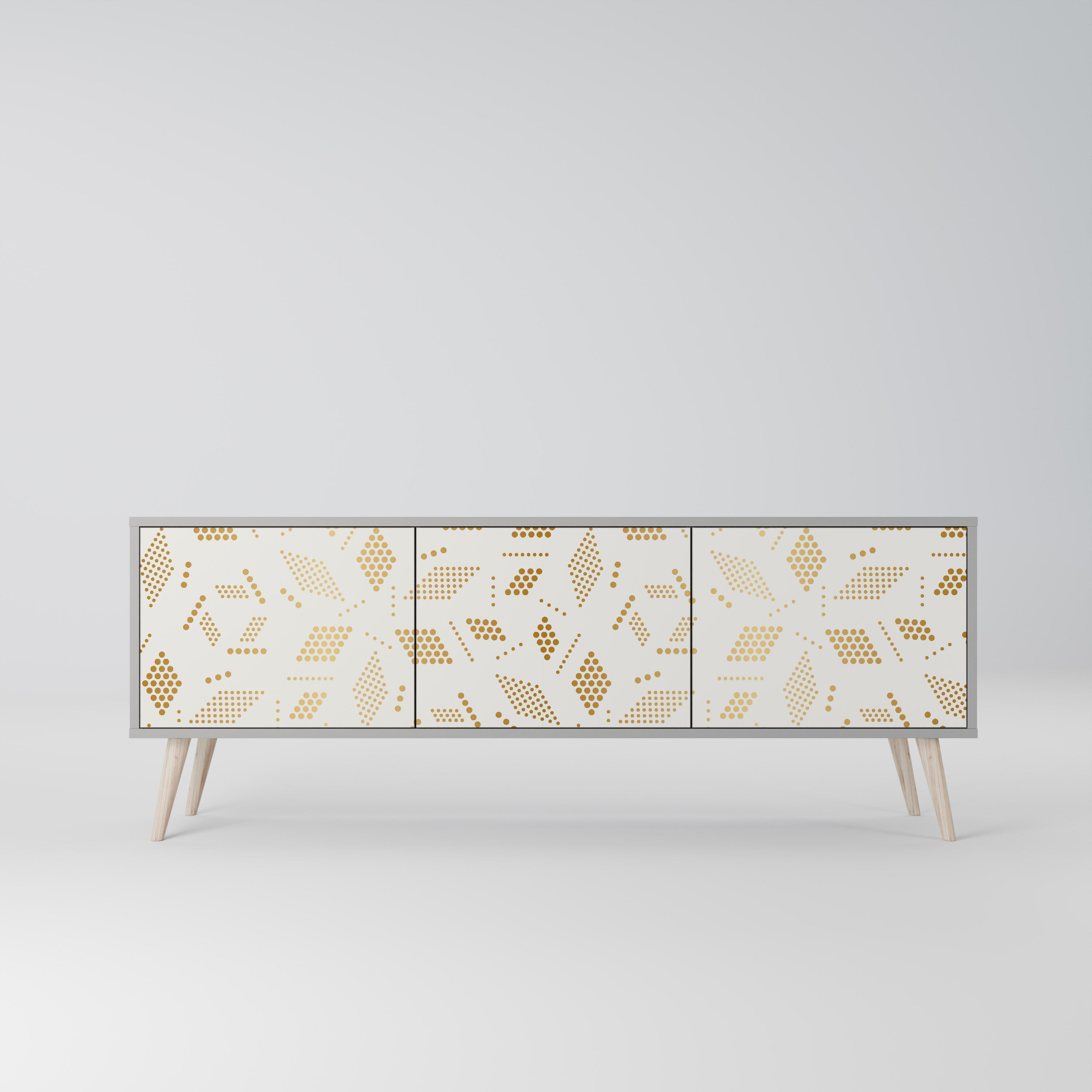 SPOTTED DAZE TV-Lowboard mit 3 Türen in Grau