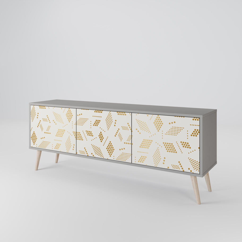 SPOTTED DAZE TV-Lowboard mit 3 Türen in Grau