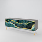 GOLDRUSH ODYSSEY TV-Lowboard mit 3 Türen in Grau