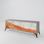 SANDHILLS SPLENDOUR TV-Lowboard mit 3 Türen in Grau