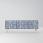 GRAPHITE RAIN TV-Lowboard mit 3 Türen in Grau