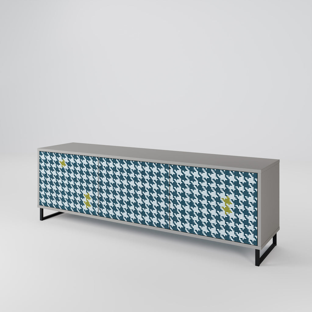 OUT OF CONTEXT TV-Lowboard mit 3 Türen in Grau