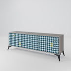 OUT OF CONTEXT TV-Lowboard mit 3 Türen in Grau