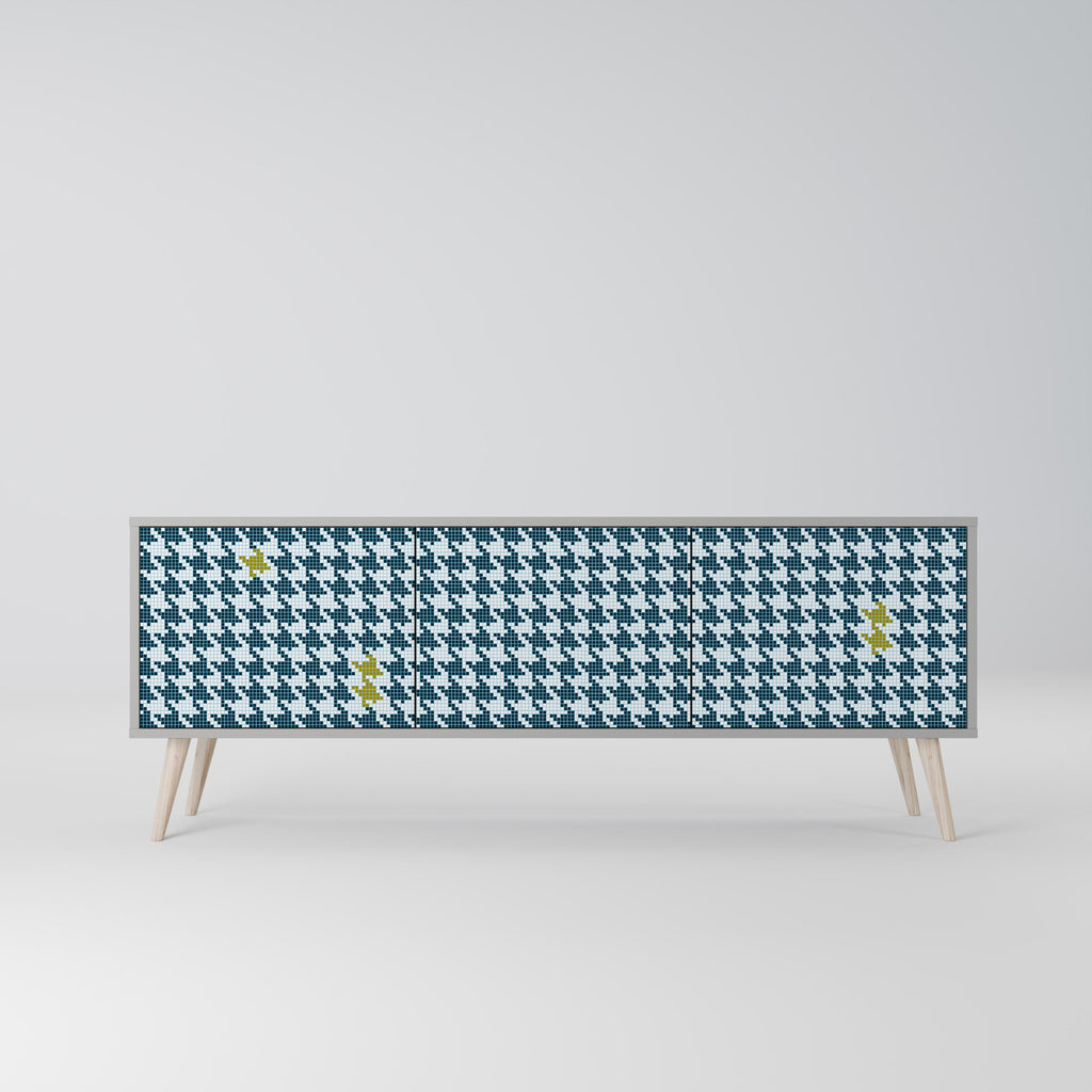 OUT OF CONTEXT TV-Lowboard mit 3 Türen in Grau