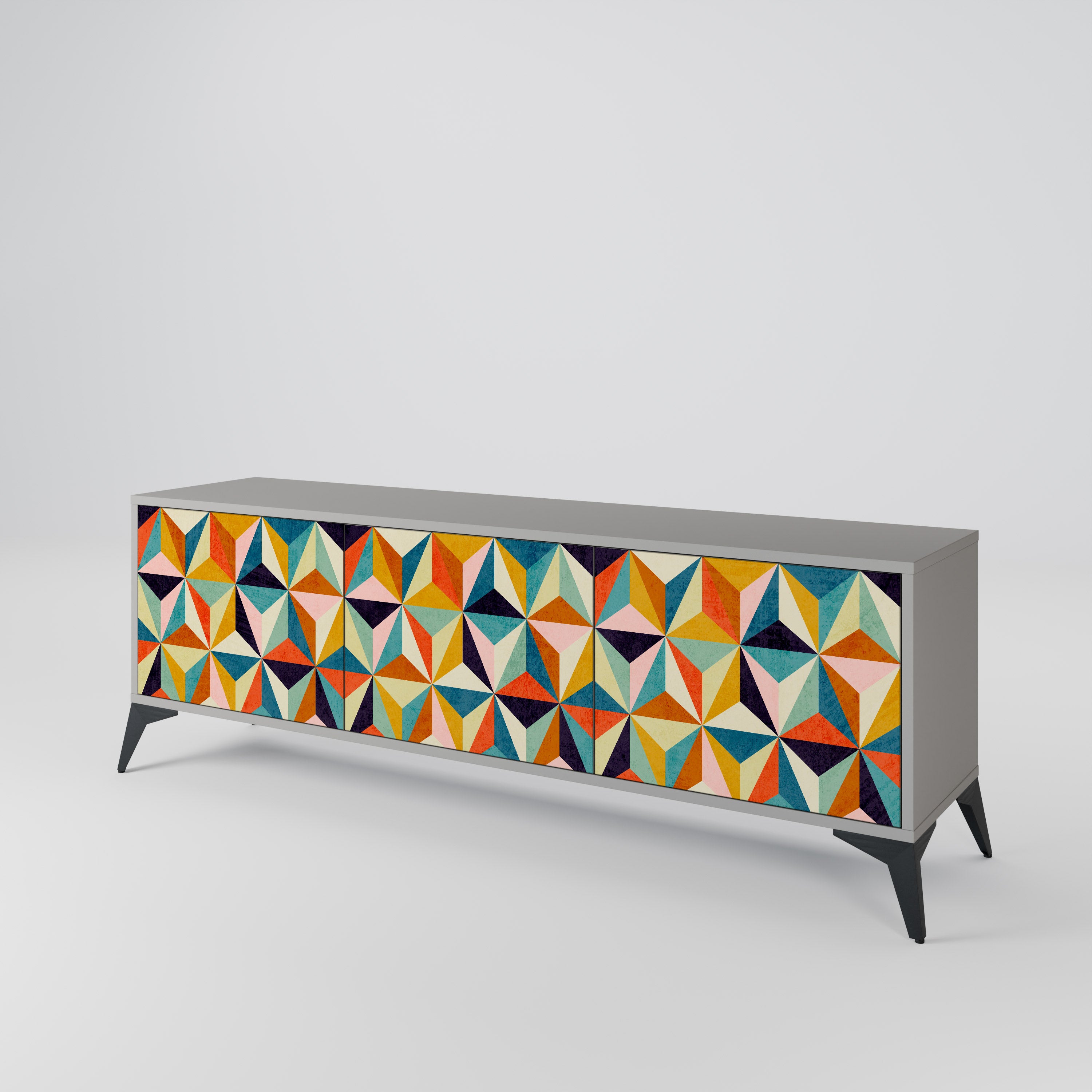 TESSELATE TREASURES 3-türiges TV-Lowboard