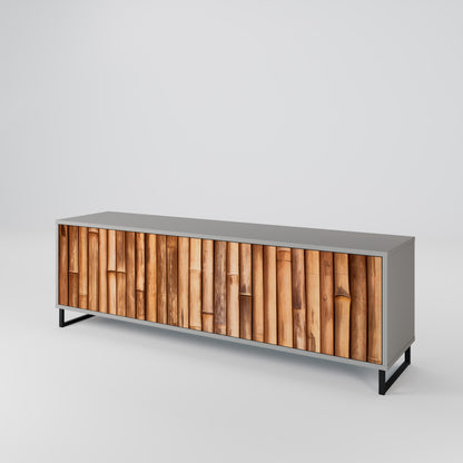 NATURAL WOOD 3-türiges TV-Lowboard