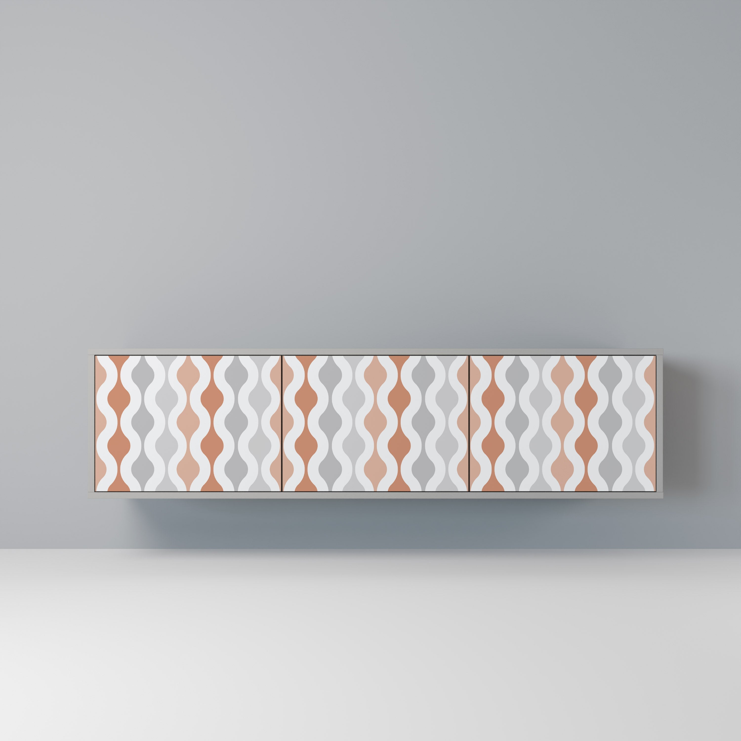 HAZY NOSTALGIA TV-Lowboard mit 3 Türen in Grau