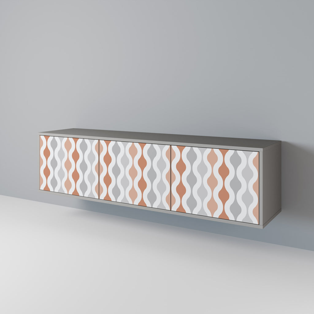 HAZY NOSTALGIA TV-Lowboard mit 3 Türen in Grau