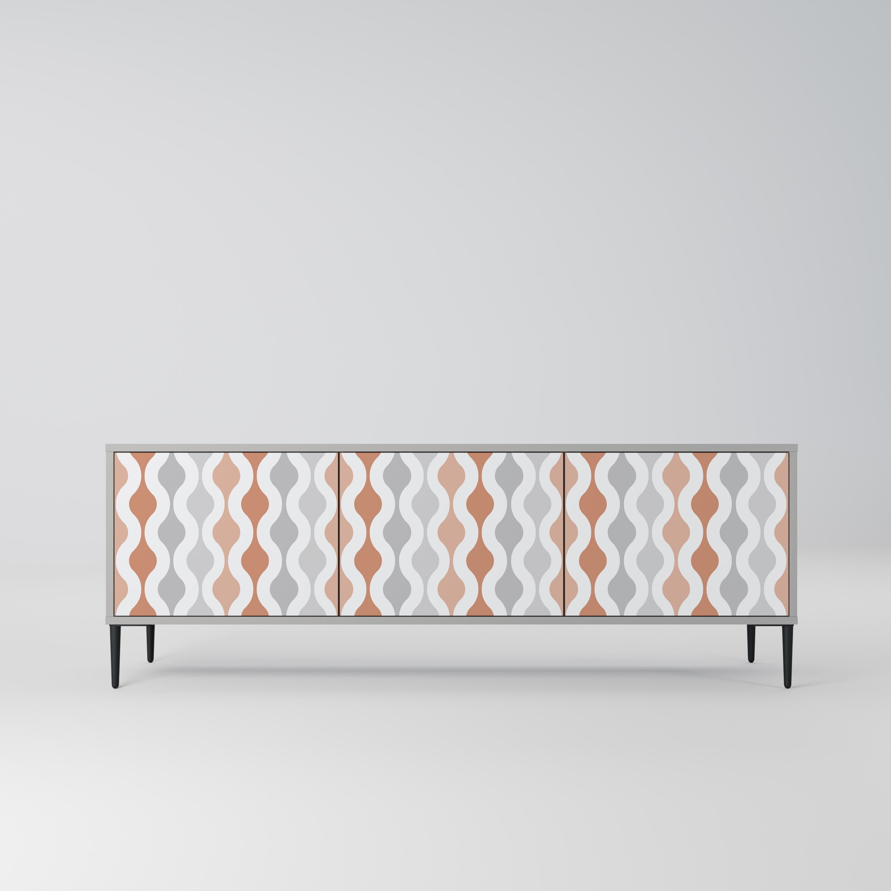 HAZY NOSTALGIA TV-Lowboard mit 3 Türen in Grau