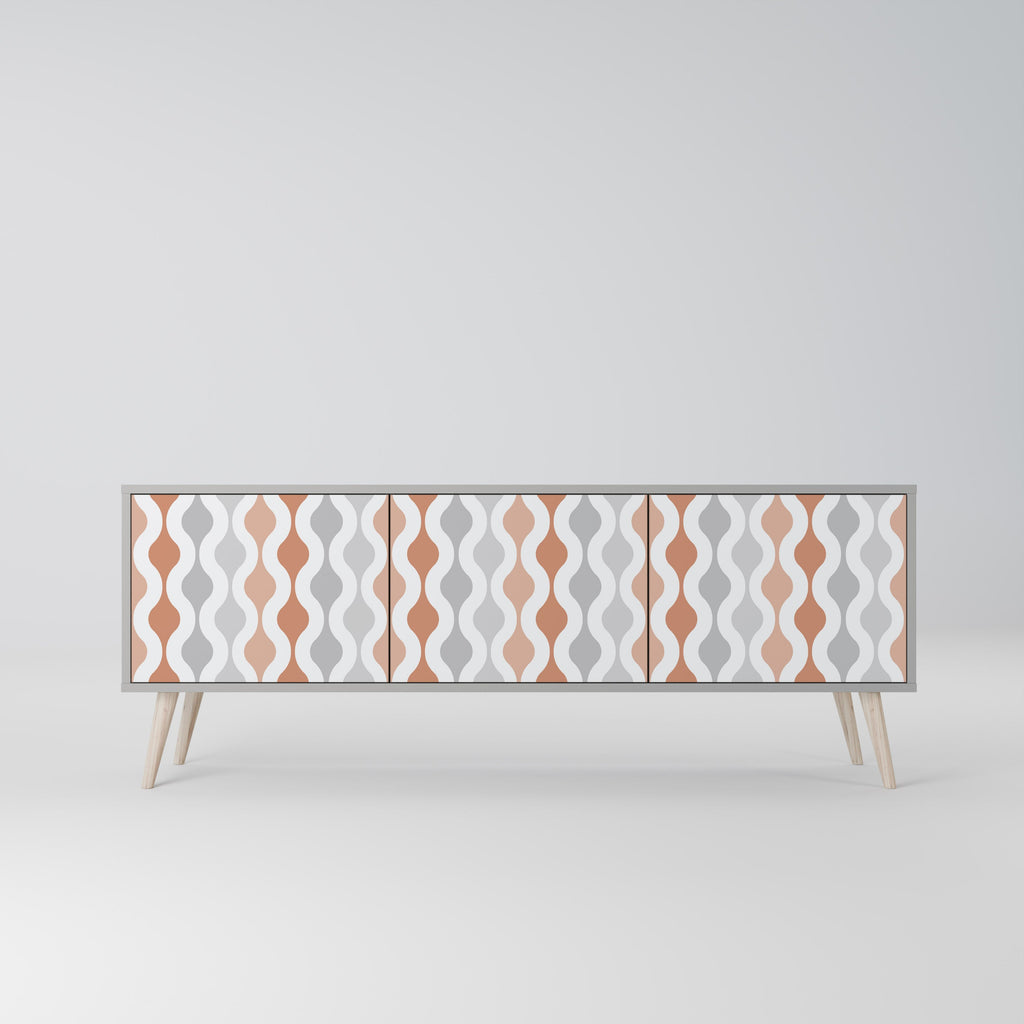 HAZY NOSTALGIA TV-Lowboard mit 3 Türen in Grau