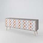 HAZY NOSTALGIA TV-Lowboard mit 3 Türen in Grau