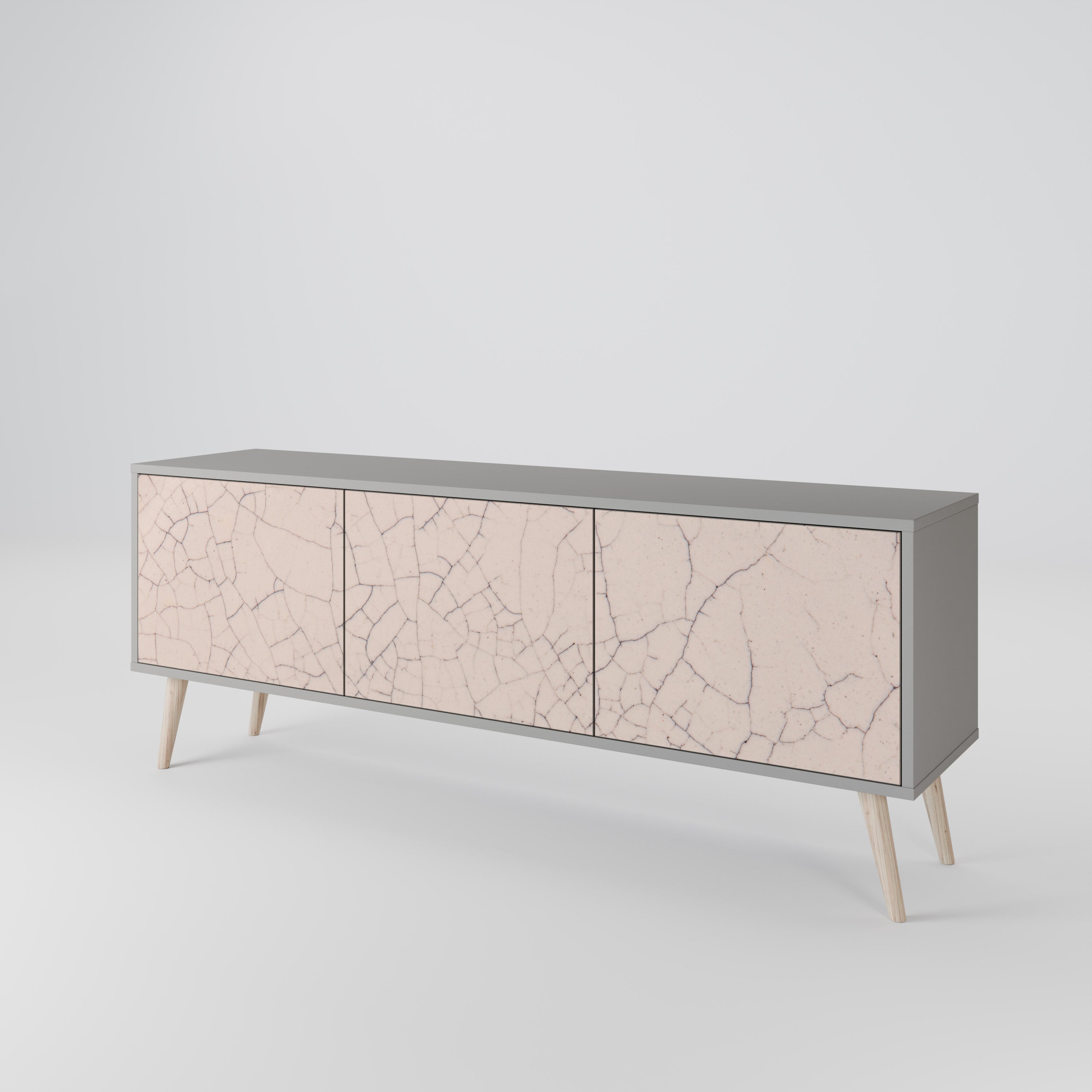 CERAMIC TEXTURE 3-Door TV Cabinet