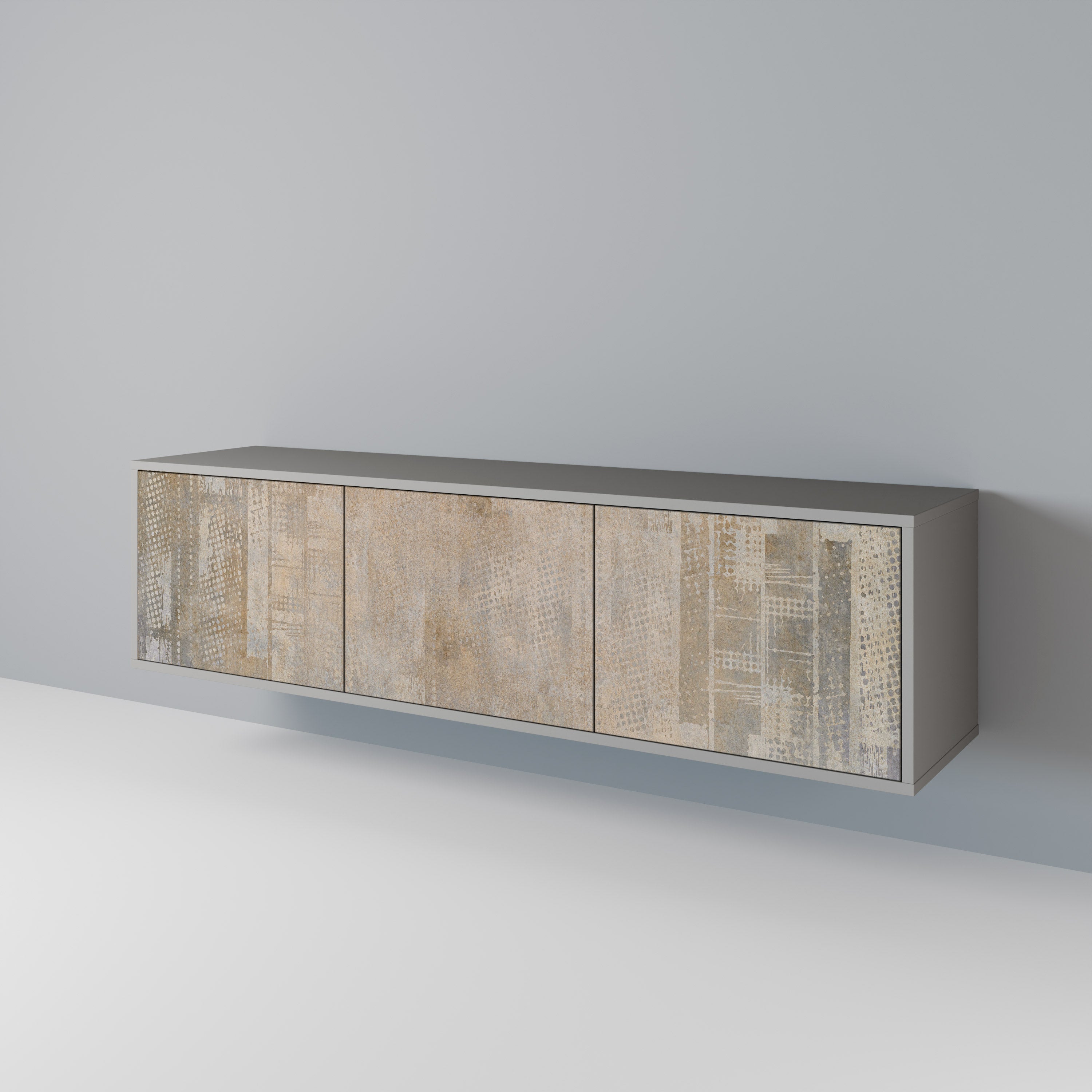 SCREEN ERROR TV-Lowboard mit 3 Türen in Grau